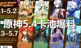 原神4.2卡池爆料最新,新角色与限定武器，惊喜连连！
